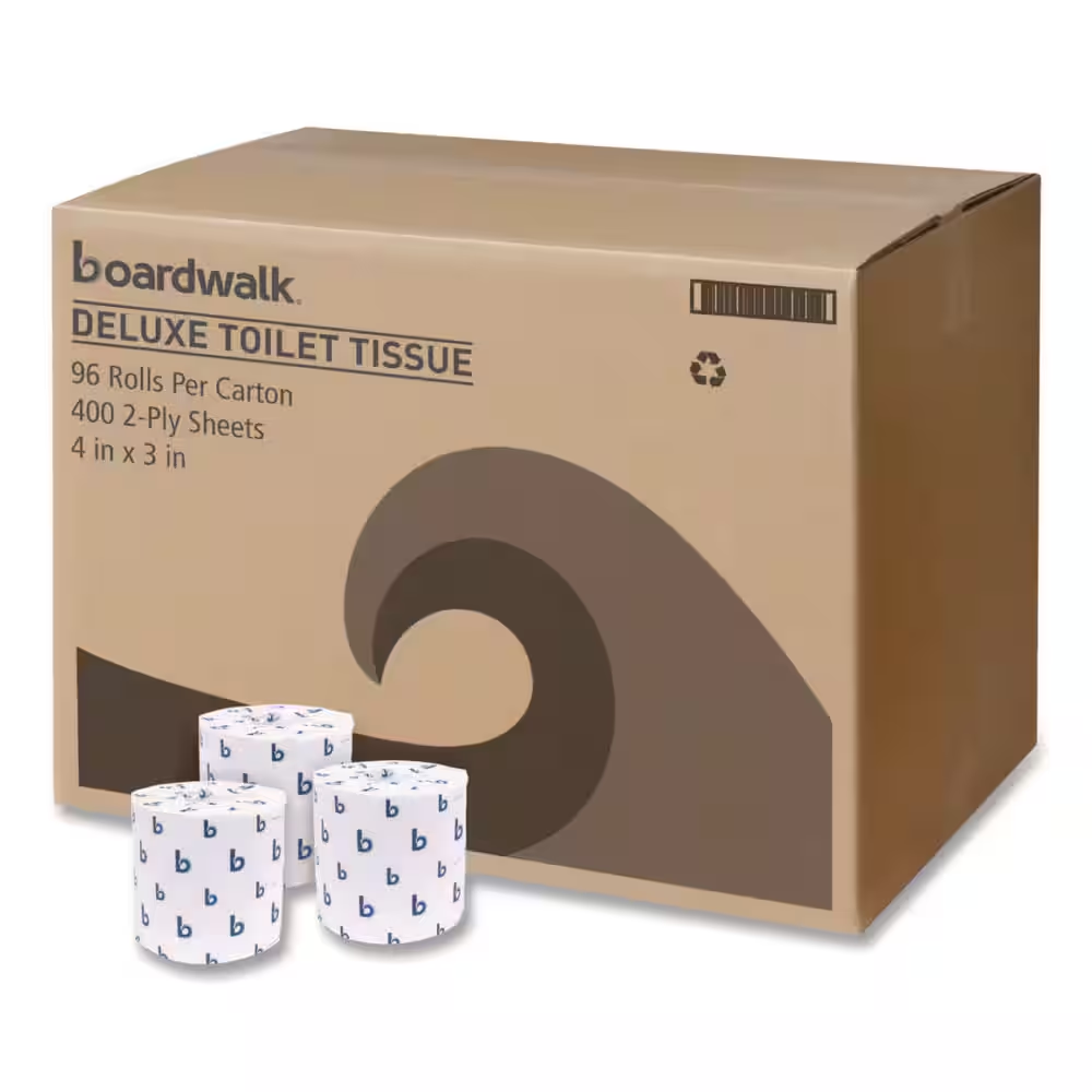 Boardwalk BWK6144 2-Ply Septic Safe Toilet Tissue - White (96/CT) New